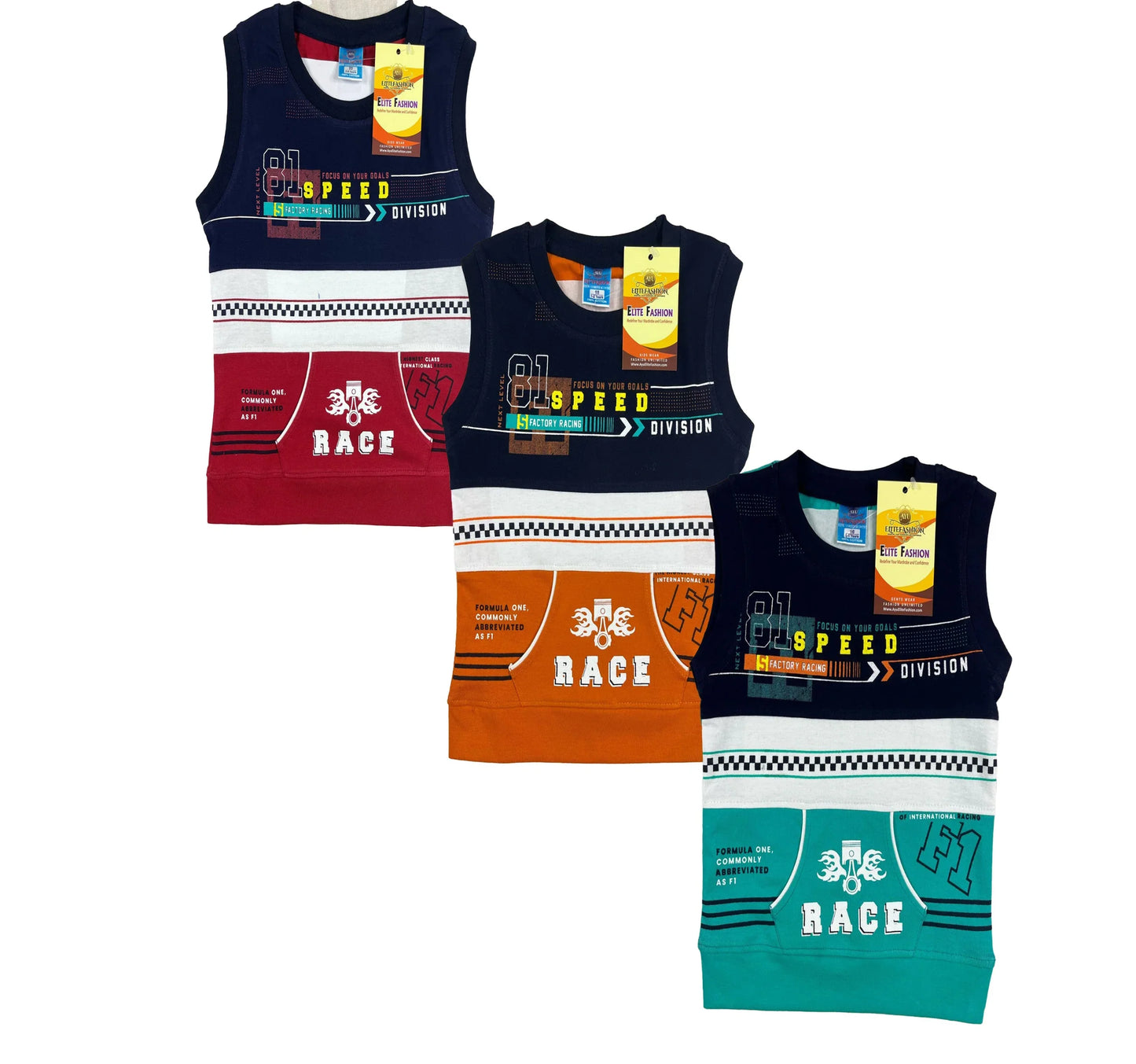 Boys Cotton Sleeve T-shirt 3 Set (3 Years - 9 Years)