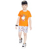 Toddler Boy's Cotton Short Sleeve Orange T-shirt (6 Months - 7 Years)