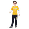 Toddler Boy's Cotton Short Full Sleeve Yellow T-Shirt (4 - 7 Years)
