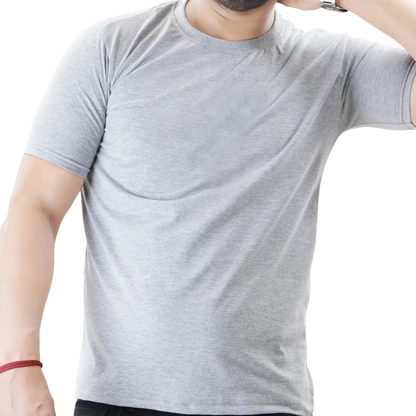 Men’s Short Sleeve Cotton Gray T-shirt