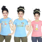 Girl's Cotton Sleeve T-shirt 3 Set (3 Years - 9 Years)