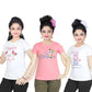 Girl's Cotton Sleeve T-shirt 3 Set (3 Years - 9 Years)