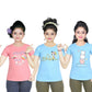 Girl's Cotton Sleeve T-shirt 3 Set (3 Years - 9 Years)