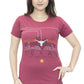 Ayu Elite Fashion Women Regular Fit Chery Reddish Pink T-Shirt