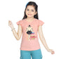 Girl’s Tiger Print Cotton Orange T-shirt (3 – 9 Years)