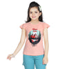 Girl’s Mountain Print Cotton Orange T-shirt (3 – 9 Years)