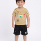 Kids half sleeve t-shirt and RFD-pant combo - Design Super5