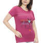 Ayu Elite Fashion Women Regular Fit Chery Reddish Pink T-Shirt