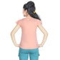 Girl’s Tiger Print Cotton Orange T-shirt (3 – 9 Years)