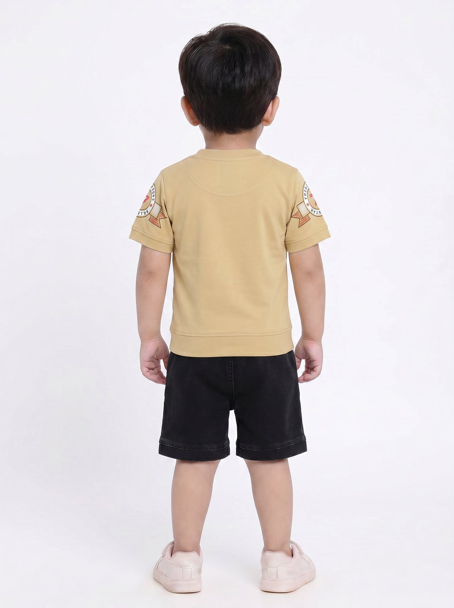 Kids half sleeve t-shirt and RFD-pant combo - Design Super5