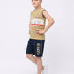 Kids half sleeve t-shirt and pant combo - Design SPEED