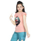 Girl’s Mountain Print Cotton Orange T-shirt (3 – 9 Years)