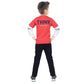 Toddler Boy's Cotton Short Full Sleeve Red T-Shirt (4 - 7 Years)