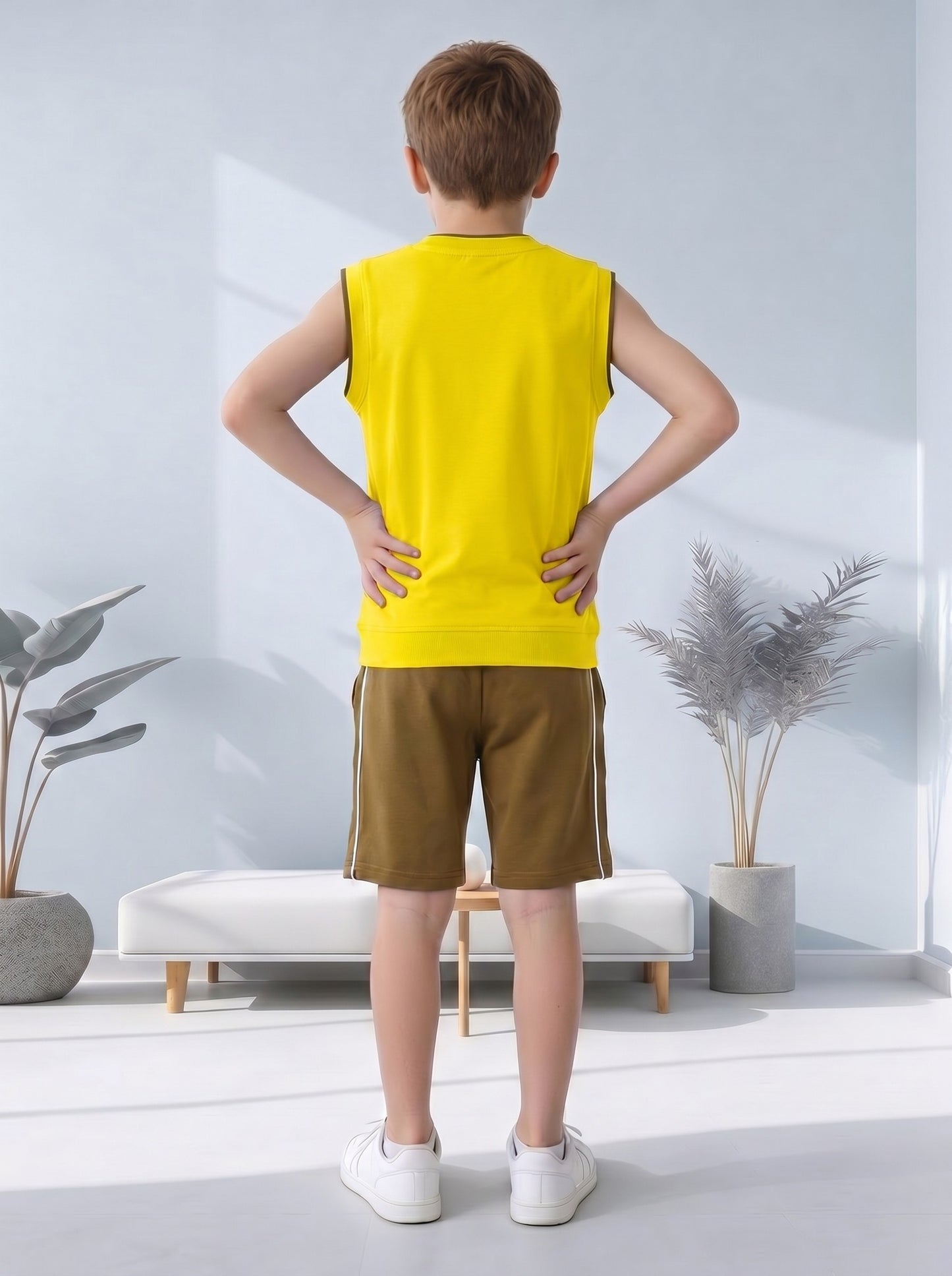 Kids half sleeve t-shirt and pant combo - Design Think29