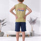 Kids half sleeve t-shirt and pant combo - Design SPEED