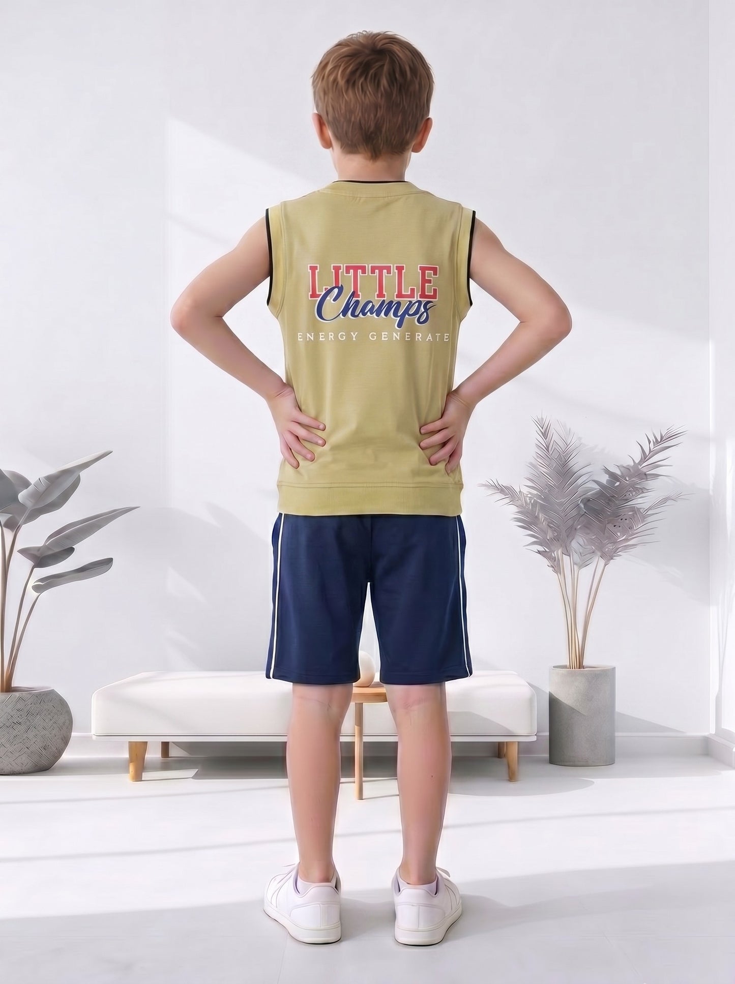 Kids half sleeve t-shirt and pant combo - Design SPEED