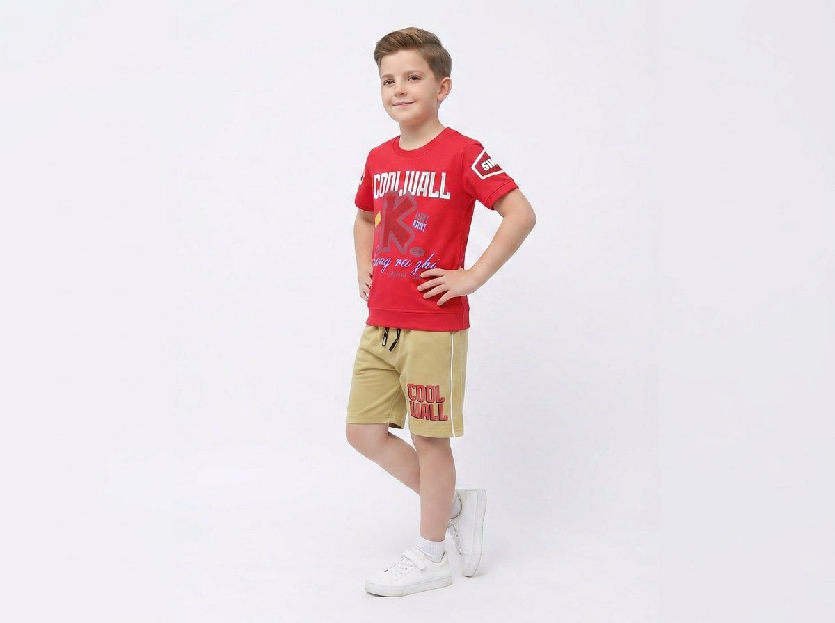 Kids half sleeve t-shirt and pant combo