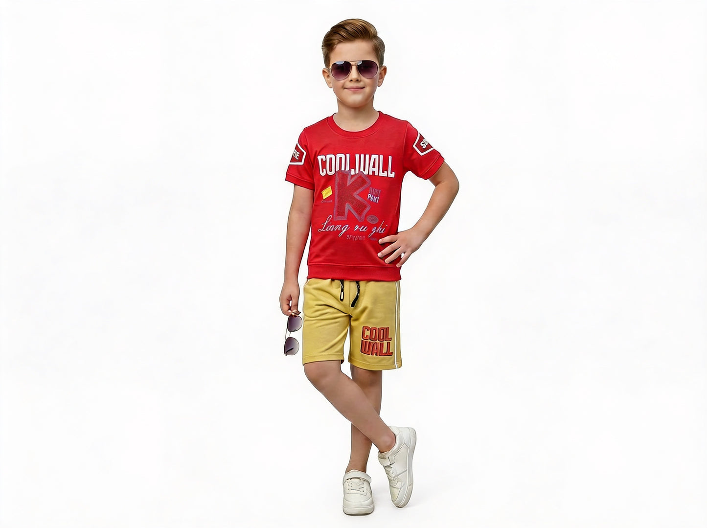 Kids half sleeve t-shirt and pant combo