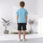 Toddler Boy's Cotton Short Half Sleeve Red T-Shirt