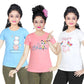 Girl's Cotton Sleeve T-shirt 3 Set (3 Years - 9 Years)