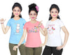 Girl's Cotton Sleeve T-shirt 3 Set (3 Years - 9 Years)