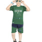 Toddler Boy's Cotton Short Half Sleeve T-Shirt Green (6 Months - 6 Years)