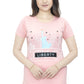Ayu Elite Fashion Women Regular Fit Pink T-shirt