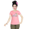 Girl’s Blossom Panda Print Cotton Pink T-shirt (3 – 9 Years)