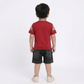 Kids half sleeve t-shirt and RFD-pant combo - Design Super5