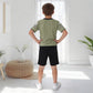Kids half sleeve t-shirt and pant combo - Design Weapon