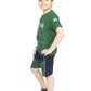Toddler Boy's Cotton Short Half Sleeve T-Shirt Green (6 Months - 6 Years)