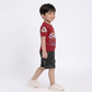 Kids half sleeve t-shirt and RFD-pant combo - Design Super5