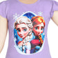 Girl’s Frozen Print Cotton Violet T-shirt (3 – 9 Years)
