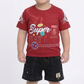 Kids half sleeve t-shirt and RFD-pant combo - Design Super5