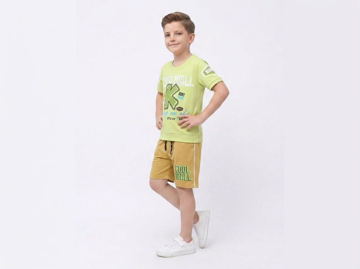 Kids half sleeve t-shirt and pant combo