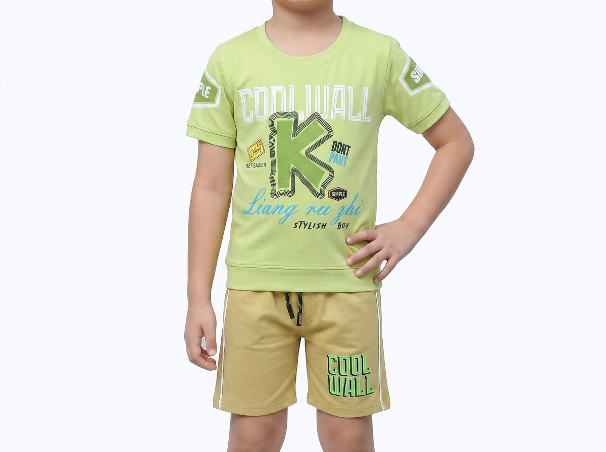 Kids half sleeve t-shirt and pant combo