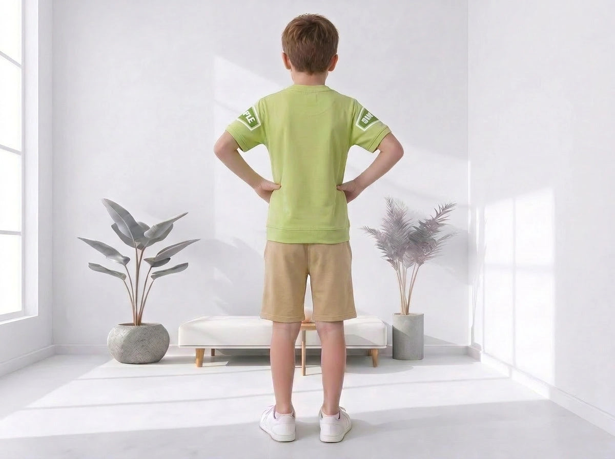 Kids half sleeve t-shirt and pant combo