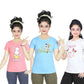 Girl's Cotton Sleeve T-shirt 3 Set (3 Years - 9 Years)