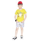 Toddler Boy's Cotton Short Sleeve Yellow T-shirt (6 Months - 7 Years)