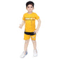 Toddler Boy's Cotton Short Half Sleeve T-Shirt and Short Combo Set (6 Months - 4 Years)