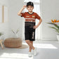 Kids half sleeve t-shirt and pant combo - Design Weapon