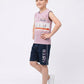Kids half sleeve t-shirt and pant combo - Design SPEED
