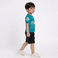 Kids half sleeve t-shirt and RFD-pant combo - Design Super5