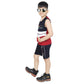 Toddler Boy's Cotton Sleeveless Top Tank Maroon T-shirt (6 Months - 7 Years)