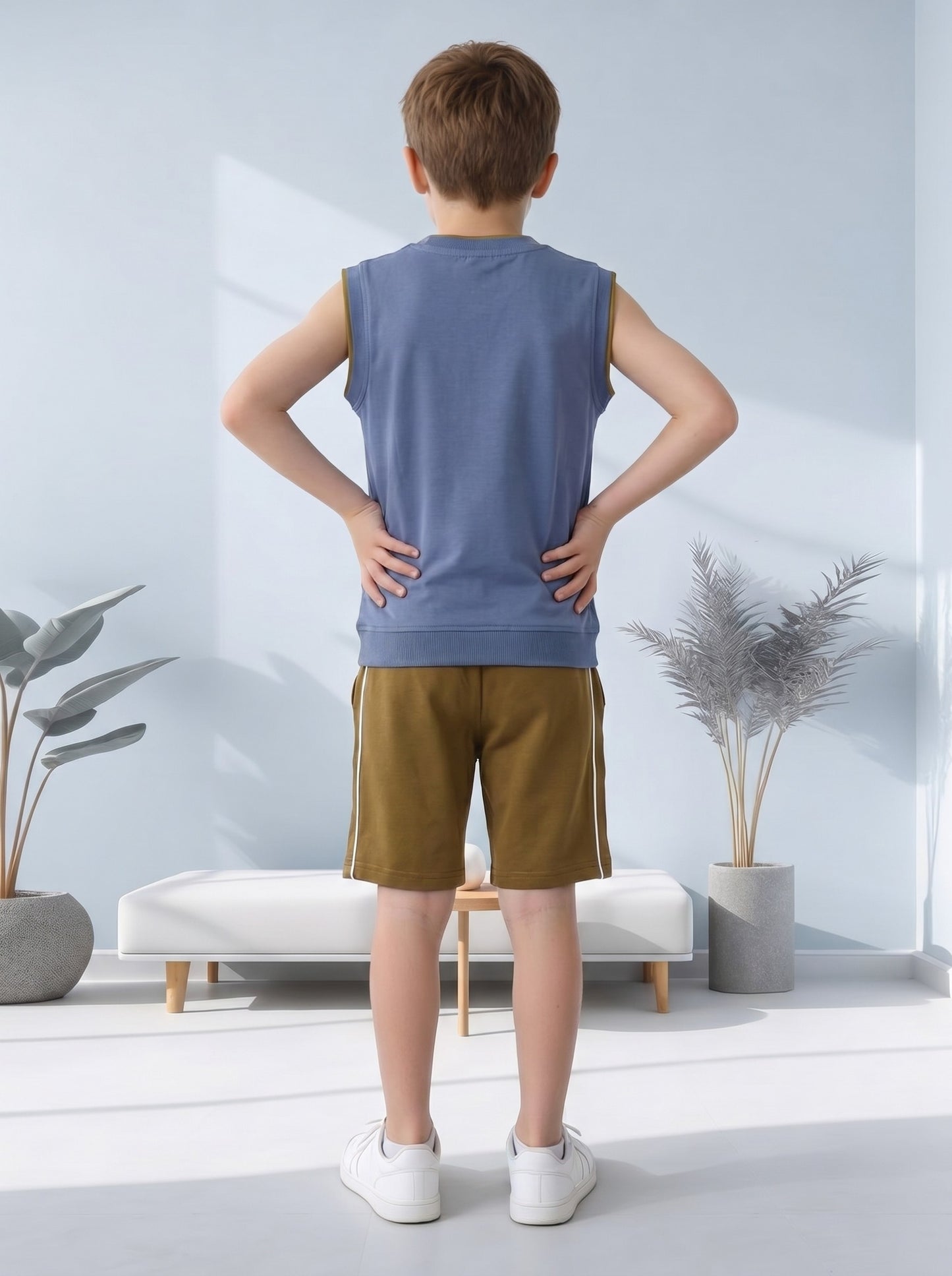 Kids half sleeve t-shirt and pant combo - Design Think29