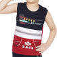 Toddler Boy's Cotton Sleeveless Top Tank Maroon T-shirt (6 Months - 7 Years)