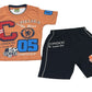 Toddler Boy's Cotton Short Half Sleeve T-Shirt and Short Combo Set (4 - 7 Years)