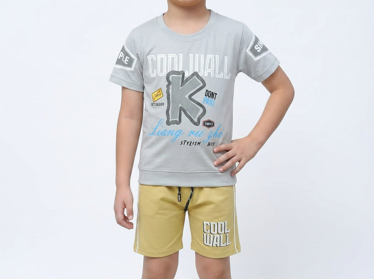 Kids half sleeve t-shirt and pant combo