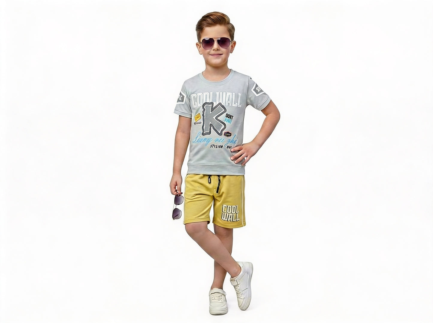 Kids half sleeve t-shirt and pant combo