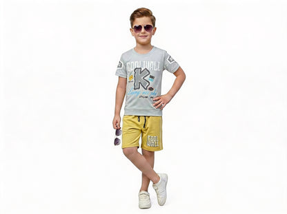 Kids half sleeve t-shirt and pant combo